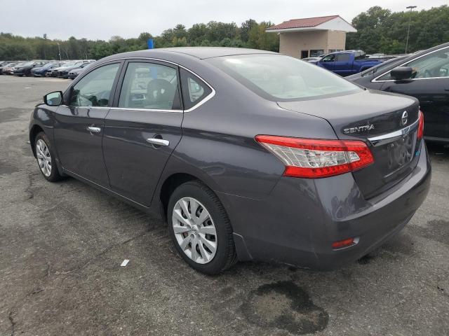 3N1AB7AP0EY324519 - 2014 NISSAN SENTRA S GRAY photo 2