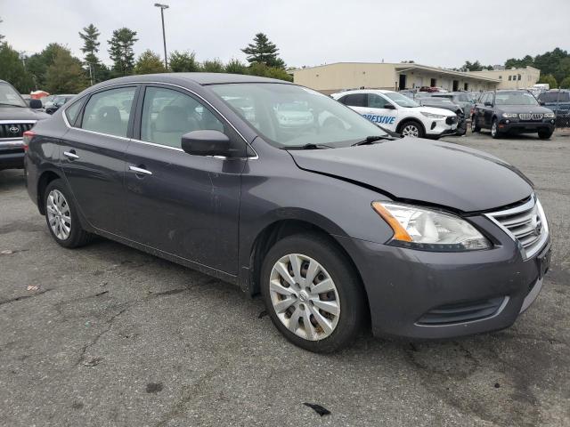 3N1AB7AP0EY324519 - 2014 NISSAN SENTRA S GRAY photo 4