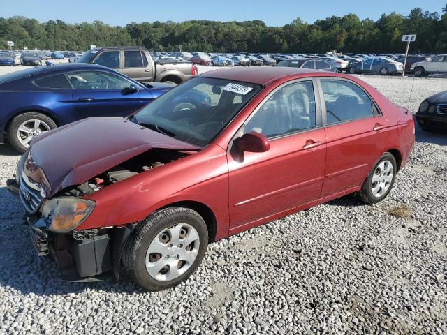 KNAFE221495646006 - 2009 KIA SPECTRA EX RED photo 1