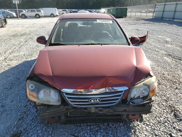 KNAFE221495646006 - 2009 KIA SPECTRA EX RED photo 5