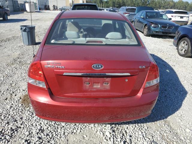 KNAFE221495646006 - 2009 KIA SPECTRA EX RED photo 6