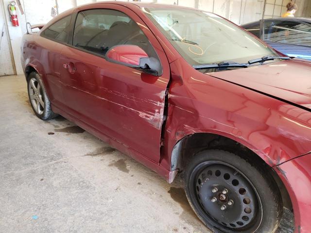 1G2AN15B477333376 - 2007 PONTIAC G5 GT MAROON photo 9