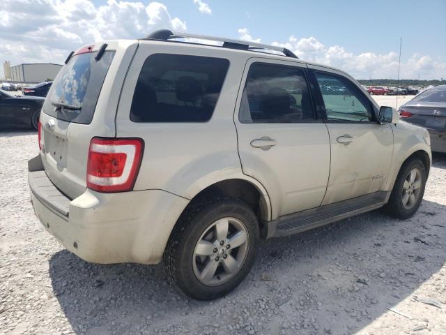 1FMCU04138KE47440 - 2008 FORD ESCAPE LIMITED CREAM photo 3