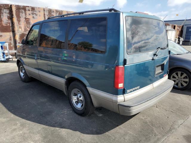 1GKDM19W91B510490 - 2001 GMC SAFARI XT TEAL photo 2