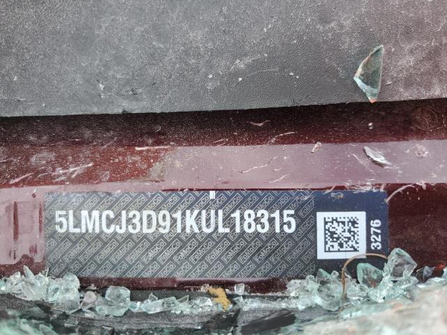 5LMCJ3D91KUL18315 - 2019 LINCOLN MKC RESERVE 栗色 照片 14