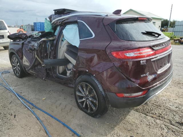 5LMCJ3D91KUL18315 - 2019 LINCOLN MKC RESERVE 栗色 照片 2