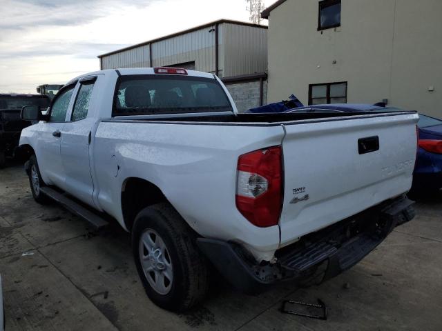5TFUM5F18EX058441 - 2014 TOYOTA TUNDRA DOUBLE CAB SR/SR5 WHITE photo 2
