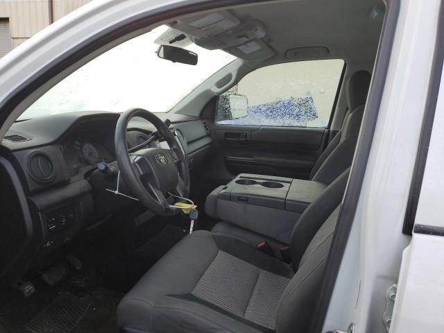 5TFUM5F18EX058441 - 2014 TOYOTA TUNDRA DOUBLE CAB SR/SR5 WHITE photo 7