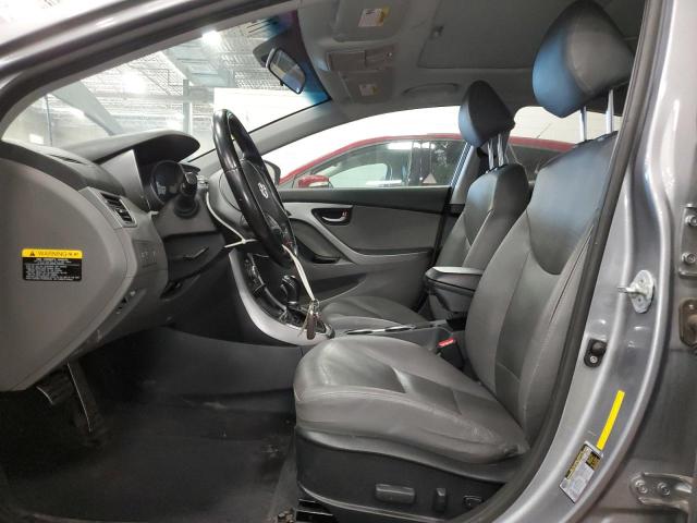 KMHDH4AH0EU173857 - 2014 HYUNDAI ELANTRA SE SILVER photo 7