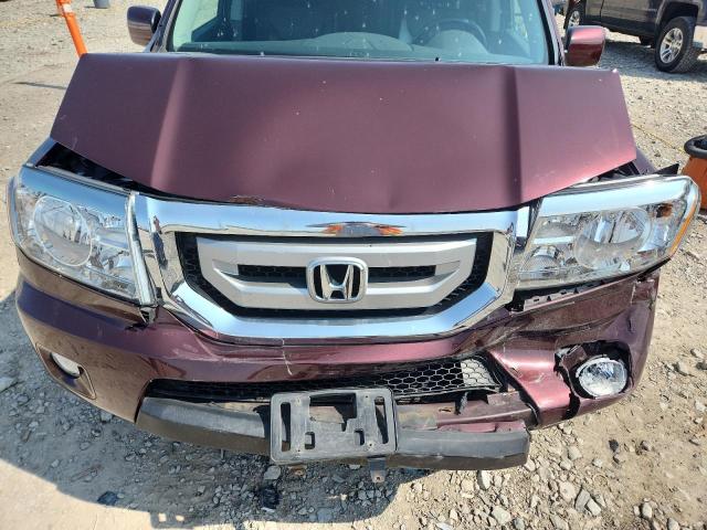 5FNYF4H52BB056650 - 2011 HONDA PILOT EXL MAROON photo 12