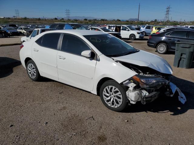 5YFBURHE3KP889726 - 2019 TOYOTA COROLLA L WHITE photo 4