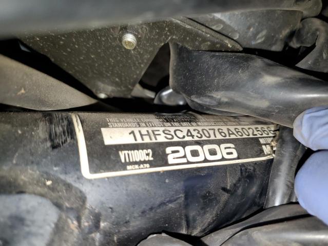 1HFSC43076A602566 - 2006 HONDA VT1100 C2 BLACK photo 9