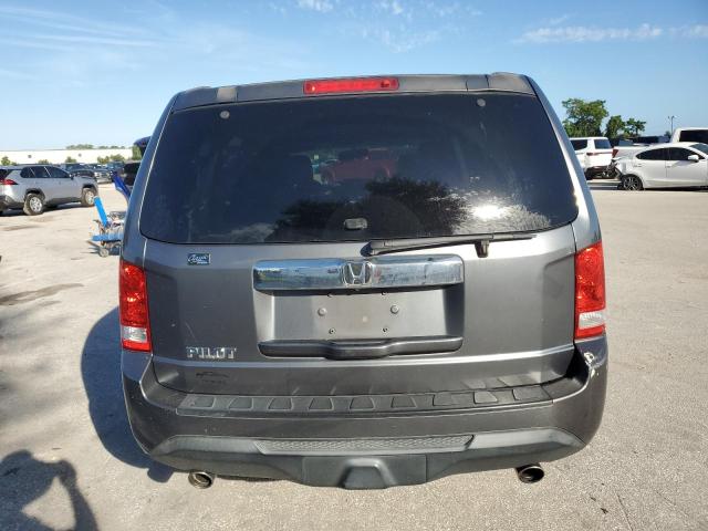 5FNYF3H5XCB022029 - 2012 HONDA PILOT EXL ნაცრისფერი ფოტო 6