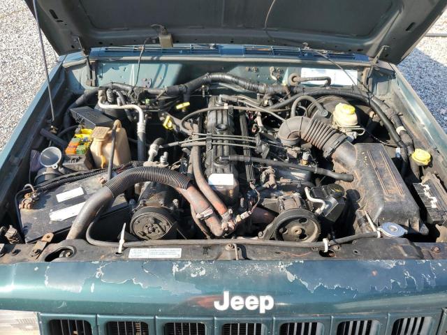 1J4FF48S4YL101178 - 2000 JEEP CHEROKEE SPORT 绿色 照片 12