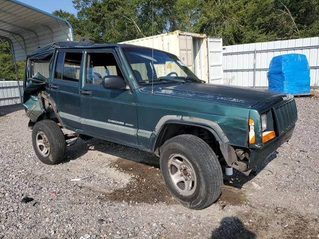 1J4FF48S4YL101178 - 2000 JEEP CHEROKEE SPORT 绿色 照片 4