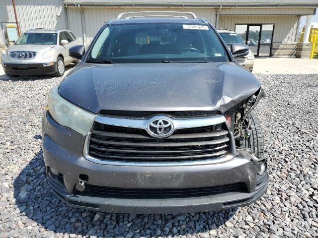 5TDKKRFH0FS111755 - 2015 TOYOTA HIGHLANDER XLE Boz foto 5