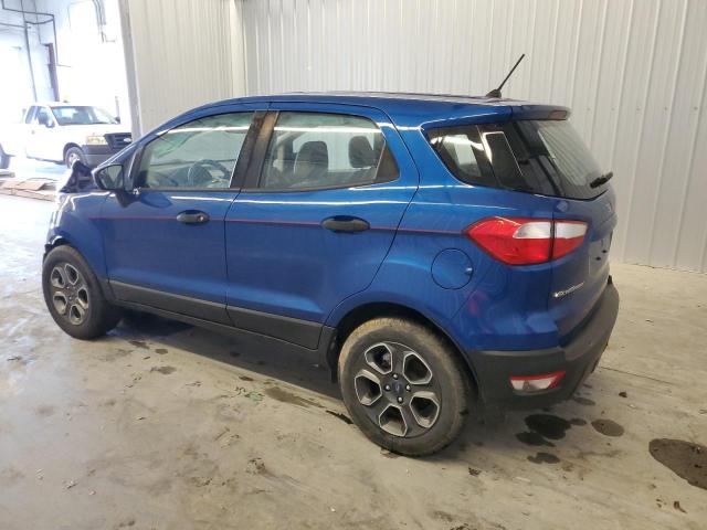 MAJ3P1RE0JC220760 - 2018 FORD ECOSPORT S BLUE photo 2