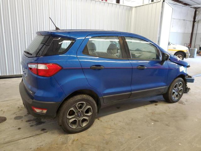 MAJ3P1RE0JC220760 - 2018 FORD ECOSPORT S BLUE photo 3