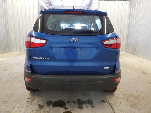 MAJ3P1RE0JC220760 - 2018 FORD ECOSPORT S BLUE photo 6