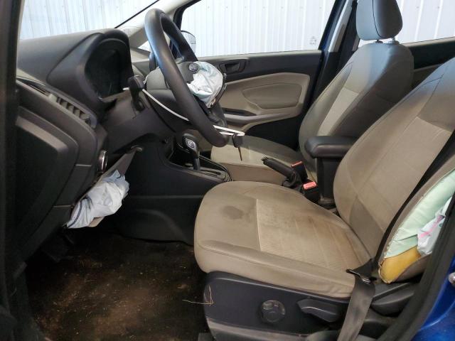 MAJ3P1RE0JC220760 - 2018 FORD ECOSPORT S BLUE photo 7