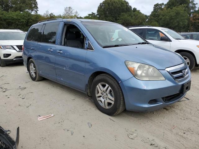 5FNRL38657B035721 - 2007 HONDA ODYSSEY EXL BLUE photo 4