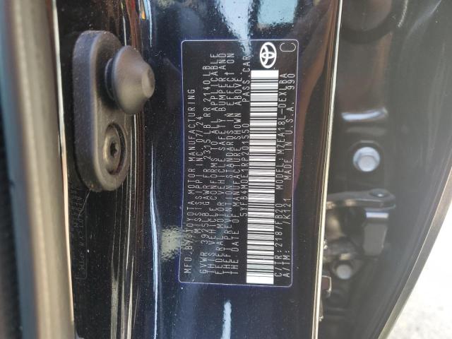 5YFB4MDE1RP201550 - 2024 TOYOTA COROLLA LE 黑色 照片 13