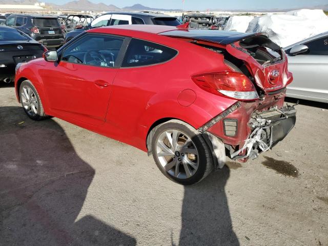 KMHTC6AD3GU288197 - 2016 HYUNDAI VELOSTER RED photo 2