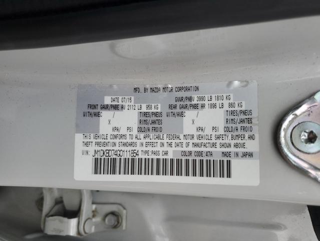 JM1DKBD74G0111854 - 2016 MAZDA CX-3 GRAND TOURING SILVER photo 13