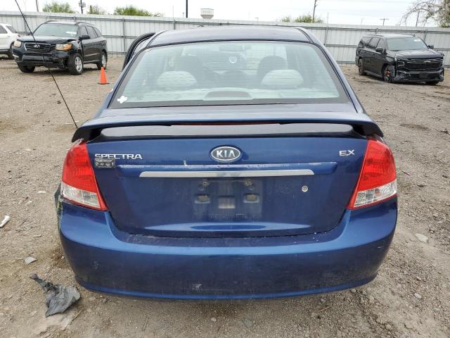 KNAFE121285561464 - 2008 KIA SPECTRA EX BLUE photo 6