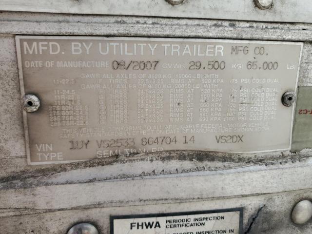 1UYVS25338G470414 - 2008 UTILITY VS2DX WHITE photo 10