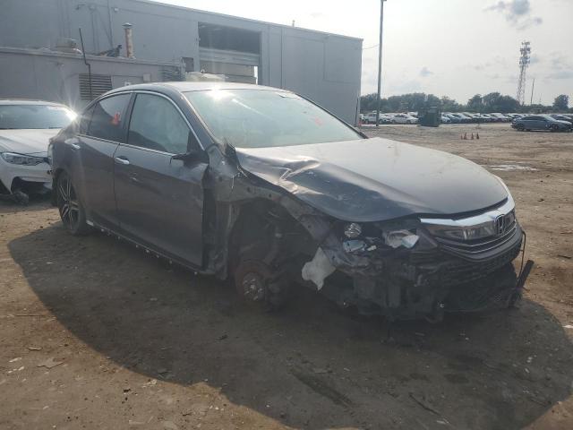 1HGCR2F5XGA206398 - 2016 HONDA ACCORD SPORT GRAY photo 4