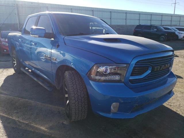 1C6RR6MT4JS193318 - 2018 RAM 1500 SPORT BLUE photo 4