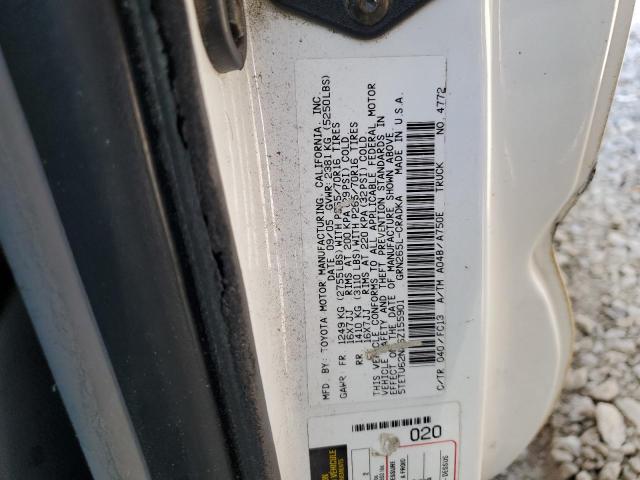 5TETU62N26Z155901 - 2006 TOYOTA TACOMA PRERUNNER ACCESS CAB WHITE photo 12