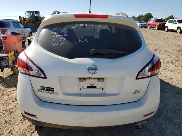 JN8AZ1MU9DW205529 - 2013 NISSAN MURANO S WHITE photo 6