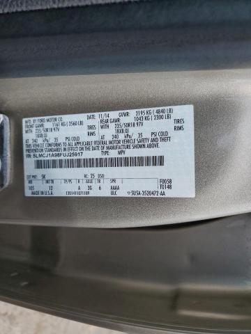 5LMCJ1A98FUJ25917 - 2015 LINCOLN MKC ბეჟი ფოტო 13