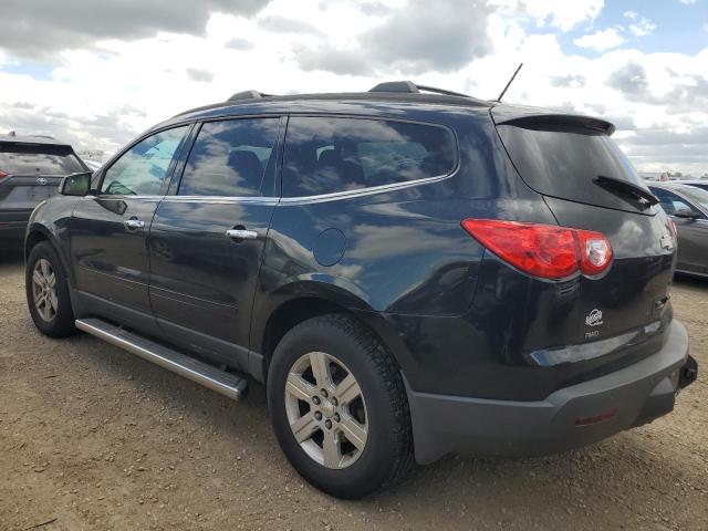 1GNKVJED0CJ242191 - 2012 CHEVROLET TRAVERSE LT BLACK photo 2