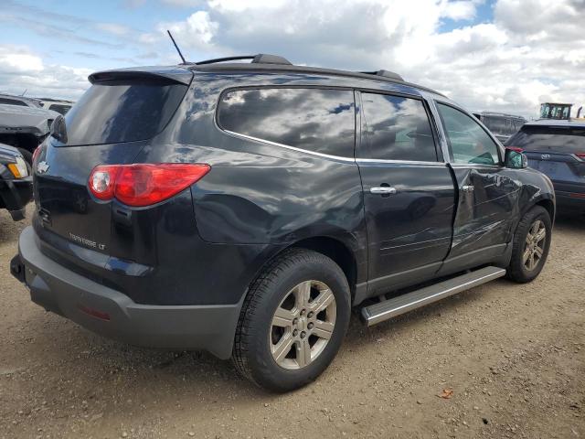 1GNKVJED0CJ242191 - 2012 CHEVROLET TRAVERSE LT BLACK photo 3