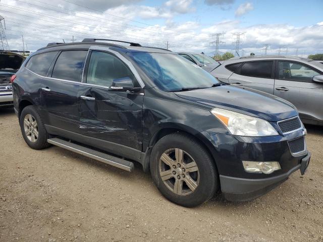 1GNKVJED0CJ242191 - 2012 CHEVROLET TRAVERSE LT BLACK photo 4