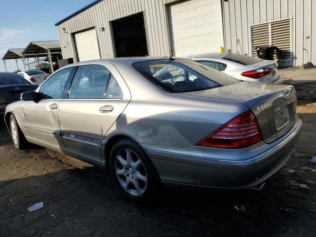 WDBNG84J24A407240 - 2004 MERCEDES-BENZ S 500 4MATIC SILVER photo 2
