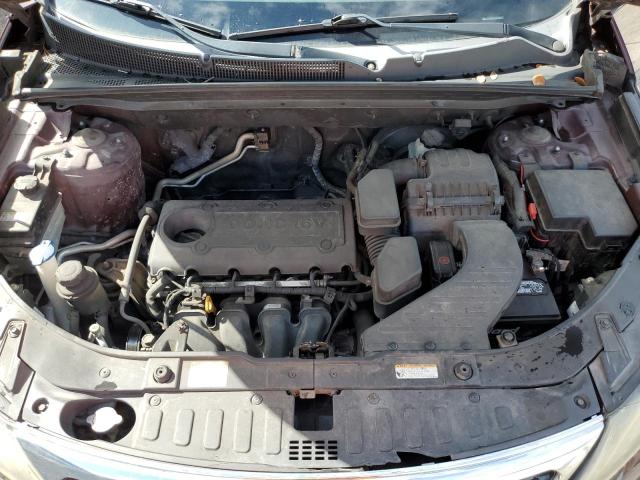 5XYKU3A10BG034880 - 2011 KIA SORENTO EX ბურგუნდია ფოტო 12