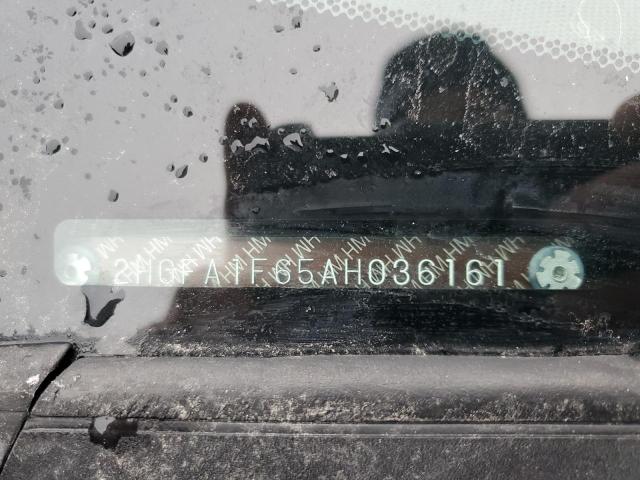 2HGFA1F65AH036161 - 2010 HONDA CIVIC LX-S 棕色 照片 12