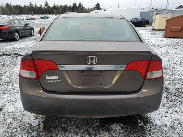 2HGFA1F65AH036161 - 2010 HONDA CIVIC LX-S BROWN photo 6