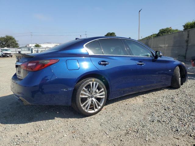 JN1EV7AP9KM510518 - 2019 INFINITI Q50 LUXE ლურჯი ფოტო 3