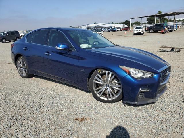 JN1EV7AP9KM510518 - 2019 INFINITI Q50 LUXE ლურჯი ფოტო 4