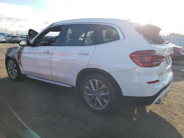 5UXTR9C52KLR10506 - 2019 BMW X3 XDRIVE30I WHITE photo 2