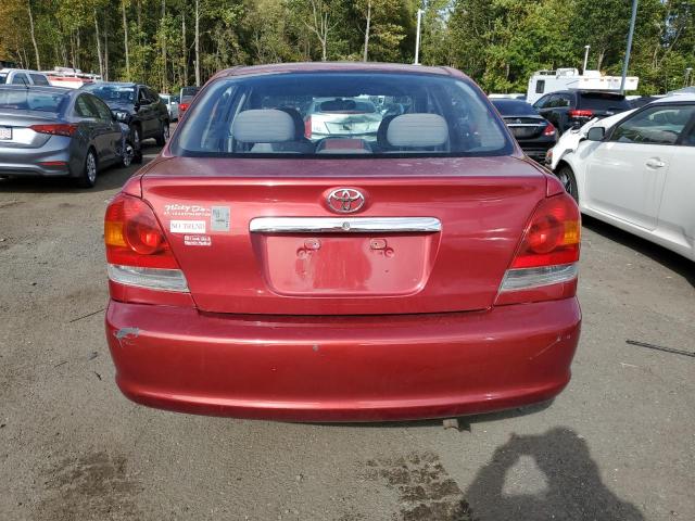 JTDBT123530293976 - 2003 TOYOTA ECHO RED photo 6