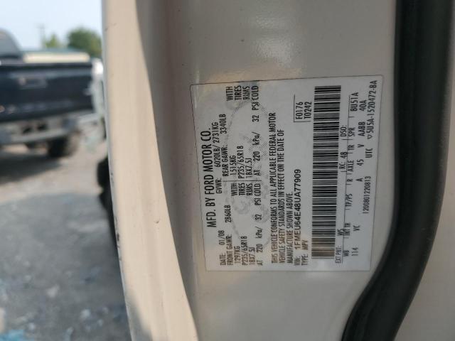 1FMEU64E48UA77909 - 2008 FORD EXPLORER EDDIE BAUER WHITE photo 14