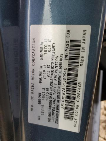 JM1BM1N76G1320940 - 2016 MAZDA 3 GRAND TOURING 蓝色 照片 12