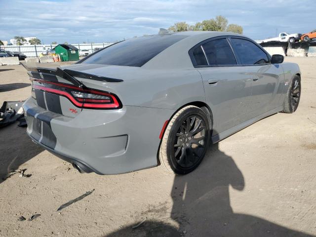 2C3CDXGJ8JH157303 - 2018 DODGE CHARGER R/T 392 GRAY photo 3