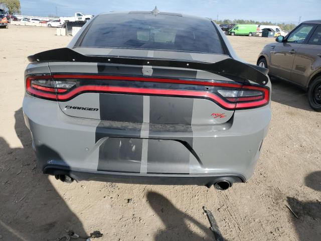 2C3CDXGJ8JH157303 - 2018 DODGE CHARGER R/T 392 GRAY photo 6